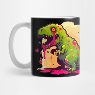 Zombie t-rex dino Mug